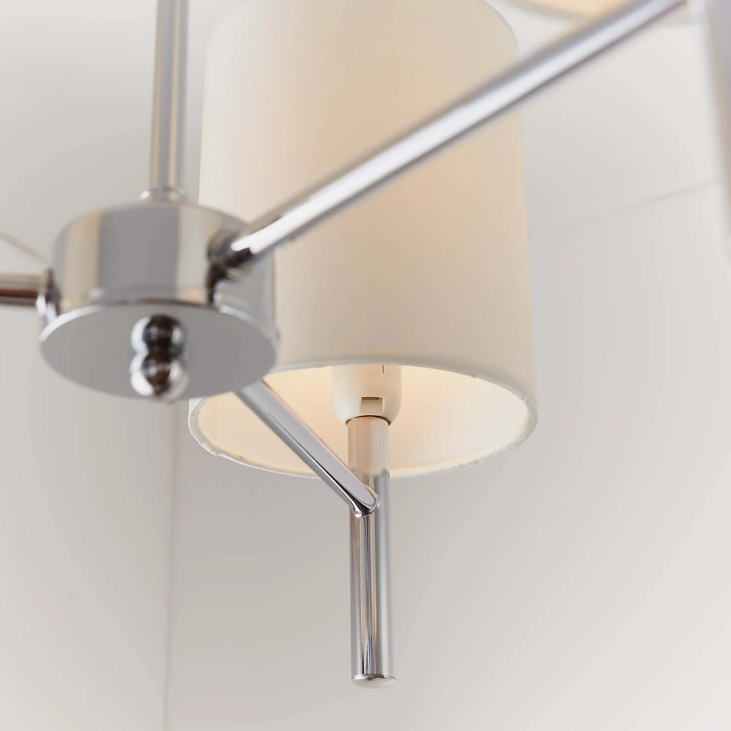 Kari 3 Light Semi Flush Ceiling Light - Chrome 6 Kari 3 Light Semi Flush Ceiling Light - Chrome - Image 6