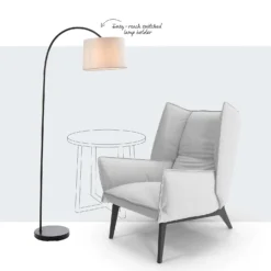 Morten Floor Lamp - Black -None || EGLO || Energizer Sales 13938482 1394981961146512