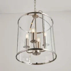 Abott 4 Light Pendant Light - Nickel -None || EGLO || Energizer Sales 13938494 1254981959569778