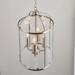 Abott 4 Light Pendant Light - Nickel -None || EGLO || Energizer Sales 13938494 1274981959289962