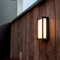 Lutec Qubo LED Rectangle Outdoor Wall Light - Anthracite -None || EGLO || Energizer Sales 13950212 8694993052329725