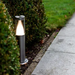 Lutec Virgo LED Outdoor Bollard Light - Stainless Steel 7 Lutec Virgo LED Outdoor Bollard Light - Stainless Steel -None || EGLO || Energizer Sales 13950220 1485009445238155