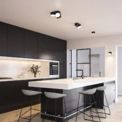 Lutec Stanos LED Indoor Ceiling Light With Lutec Connect Technology - Black - IP20 -None || EGLO || Energizer Sales 13950224 1454993071697698