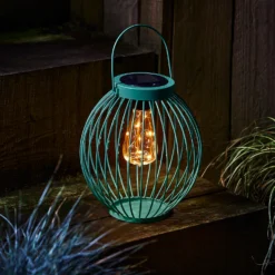 Homebase Edit Multicoloured Solar Round Bar Lantern (3 Colours Available) -None || EGLO || Energizer Sales 13956307 3005040505342110