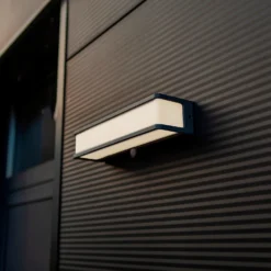 Lutec Doblo Solar Powered LED Wall Light - Anthracite -None || EGLO || Energizer Sales 13971737 2094993071497577