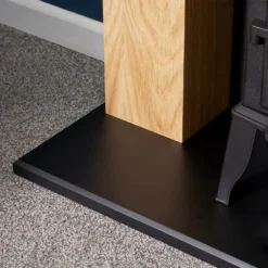 Αδάμ Adam Chester Stove Fireplace With Flat To Wall Fitting In Oak & Black With Sureflame Ripon Electric Stove In Black, 39 Inch -None || EGLO || Energizer Sales 14188417 9395009418744882