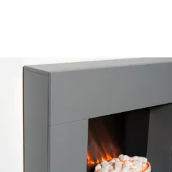 Αδάμ Adam Cubist Electric Fireplace Suite With Flat To Wall Fitting In Grey, 36 Inch -None || EGLO || Energizer Sales 14188421 2025009418681408