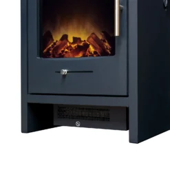 Αδάμ Adam Bergen Electric Stove With Realistic LED Flame Effect - Charcoal Grey -None || EGLO || Energizer Sales 14188431 1175009420254950