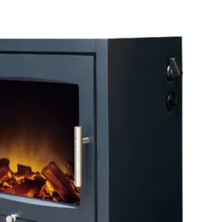 Αδάμ Adam Bergen Electric Stove With Realistic LED Flame Effect - Charcoal Grey -None || EGLO || Energizer Sales 14188431 1795009420209914
