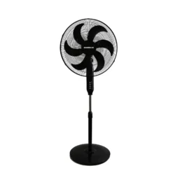 Homebase 18 Inch 6 Blade Pedestal Fan With Remote Control
