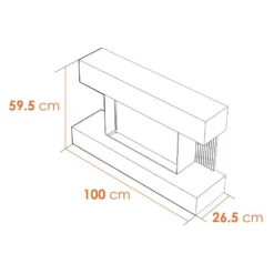 Αδάμ Adam Manola Wall Mounted Electric Suite With Downlights & Remote Control In Pure White, 39 Inch -None || EGLO || Energizer Sales 14199605 1845009419798146