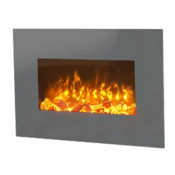 Sureflame WM-9541 Electric Wall Mounted Fire With Remote Control In Grey, 26 Inch -None || EGLO || Energizer Sales 14199609 1245009418918672