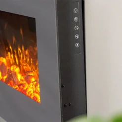Sureflame WM-9541 Electric Wall Mounted Fire With Remote Control In Grey, 26 Inch -None || EGLO || Energizer Sales 14199609 1325009418745062