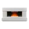 Αδάμ Adam Verona Fireplace Suite In Pure White, 48 Inch
