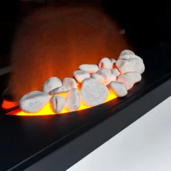 Αδάμ Adam Verona Fireplace Suite In Pure White & Charcoal Grey, 48 Inch -None || EGLO || Energizer Sales 14199613 2055009418172725