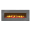 Sureflame WM-9505 Electric Wall Mounted Fire With Remote Control In Grey, 42 Inch