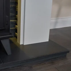 Acantha Montara Crystal White Marble Fireplace With Downlights & Woodhouse Electric Stove In Black, 54 Inch 8 Acantha Montara Crystal White Marble Fireplace With Downlights & Woodhouse Electric Stove In Black, 54 Inch -None || EGLO || Energizer Sales 14199621 2095009419458300