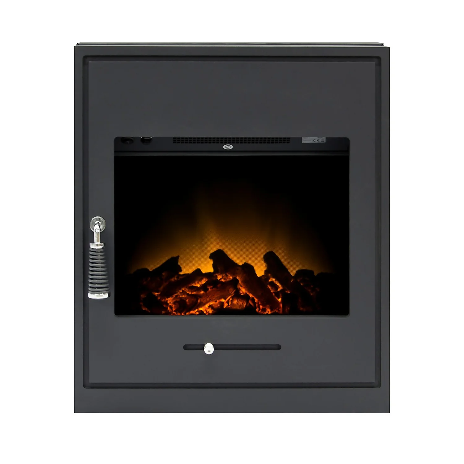 Αδάμ Adam Oslo Electric Stove With Inset Fitting & Remote Control - Black 1 Αδάμ Adam Oslo Electric Stove With Inset Fitting & Remote Control - Black