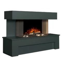 Αδάμ Adam Havana Fireplace Suite With Flat To Wall Fitting And Remote Control In Charcoal Grey, 43 Inch -None || EGLO || Energizer Sales 14199625 1025009419926636