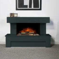 Αδάμ Adam Havana Fireplace Suite With Flat To Wall Fitting And Remote Control In Charcoal Grey, 43 Inch -None || EGLO || Energizer Sales 14199625 1185009419888185