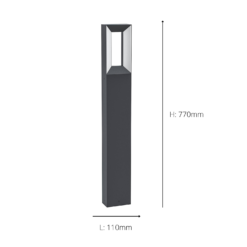 Eglo Riforano Outdoor LED Bollard Light -None || EGLO || Energizer Sales 14222382 1755020563050403