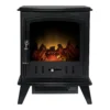 Αδάμ Adam Aviemore 1800W Freestanding Electric Stove With LED Flame Effect - Textured Black