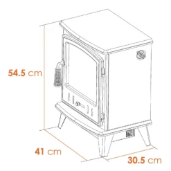 Αδάμ Adam Aviemore 1800W Freestanding Electric Stove With LED Flame Effect - Grey Enamel 13 Αδάμ Adam Aviemore 1800W Freestanding Electric Stove With LED Flame Effect - Grey Enamel -None || EGLO || Energizer Sales 14269772 6255035374484791