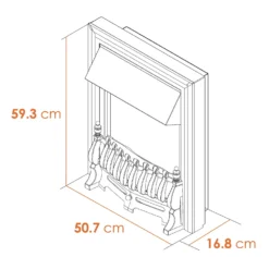 Αδάμ Adam Blenheim 2000W Electric Fire With Inset Fitting And LED Flame Effect - Black -None || EGLO || Energizer Sales 14269776 5545035374392070