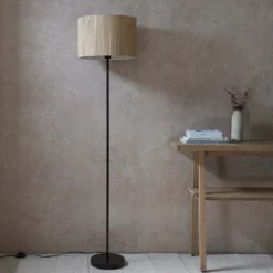 Caen Floor Lamp - Natural -None || EGLO || Energizer Sales 14301794 1205038439819040