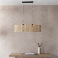 Caen Linear Pendant Ceiling Light - Natural -None || EGLO || Energizer Sales 14301798 1485038439815842