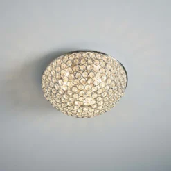 Daless Bathroom Flush Ceiling Light - Chrome Effect 11 Daless Bathroom Flush Ceiling Light - Chrome Effect -None || EGLO || Energizer Sales 14301802 1305038440227898