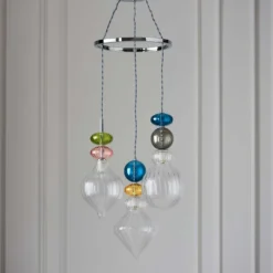 Elgin Cluster Pendant Ceiling Light - Multicoloured & Chrome -None || EGLO || Energizer Sales 14301808 7615038439510022