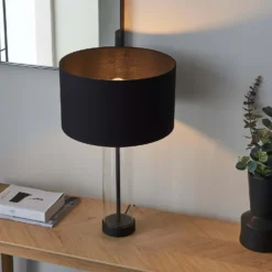 Gills Table Lamp - Black -None || EGLO || Energizer Sales 14301814 4075038438465752
