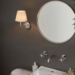 Naim Bathroom Wall Light - Chrome Effect -None || EGLO || Energizer Sales 14301819 1215038437966681