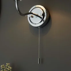 Naim Bathroom Wall Light - Chrome Effect -None || EGLO || Energizer Sales 14301819 1795038438096470