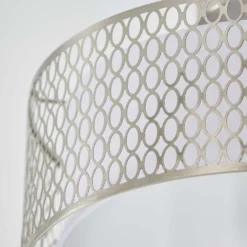 Orton Flush Ceiling Light - Nickel Effect 13 Orton Flush Ceiling Light - Nickel Effect -None || EGLO || Energizer Sales 14301820 1495038438136538