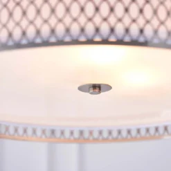 Orton Pendant Ceiling Light - Nickel Effect 12 Orton Pendant Ceiling Light - Nickel Effect -None || EGLO || Energizer Sales 14301824 1125038438551075