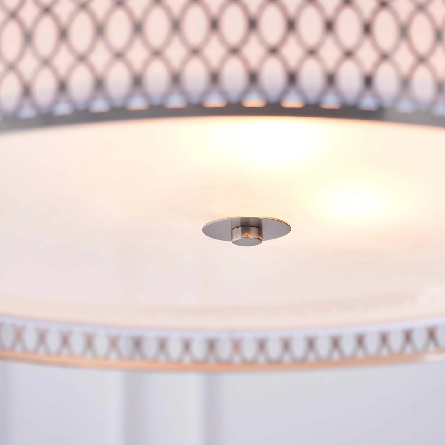 Orton Pendant Ceiling Light - Nickel Effect 6 Orton Pendant Ceiling Light - Nickel Effect - Image 6