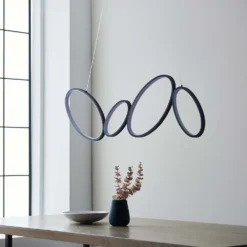 Torbeg Integrated LED Pendant Ceiling Light - Black 10 Torbeg Integrated LED Pendant Ceiling Light - Black -None || EGLO || Energizer Sales 14301828 1655038438841229