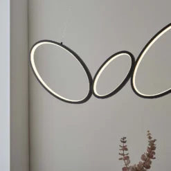 Torbeg Integrated LED Pendant Ceiling Light - Black 12 Torbeg Integrated LED Pendant Ceiling Light - Black -None || EGLO || Energizer Sales 14301828 2645038438959000