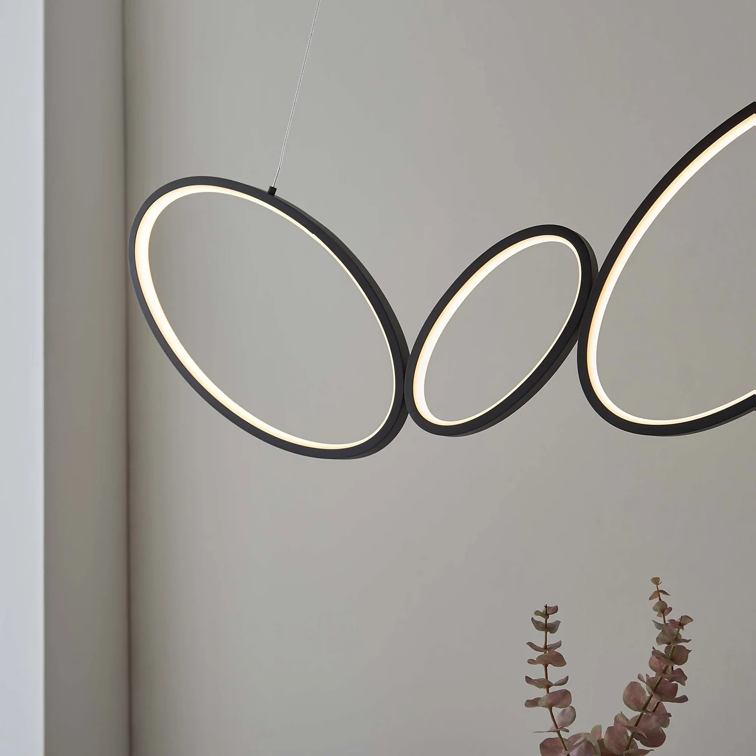 Torbeg Integrated LED Pendant Ceiling Light - Black 6 Torbeg Integrated LED Pendant Ceiling Light - Black - Image 6