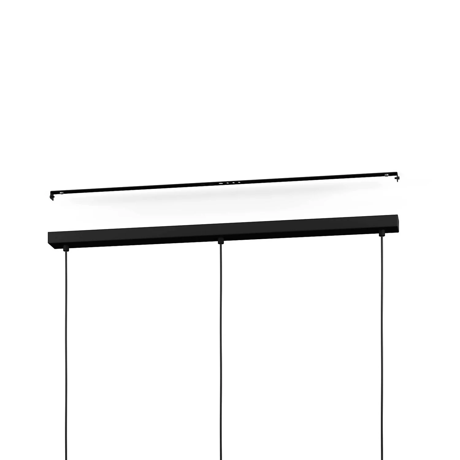 Eglo Casibare 3 Lamp Diner Bar Light - Black 3 Eglo Casibare 3 Lamp Diner Bar Light - Black - Image 3