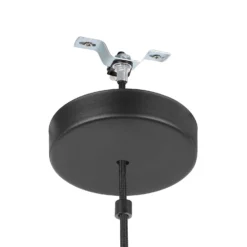 Eglo Alderney Pendant Ceiling Light - Black & Natural 10 Eglo Alderney Pendant Ceiling Light - Black & Natural -None || EGLO || Energizer Sales 14302952 5735038223305116