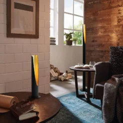 Eglo Barbotto Table Lamp - Black & Gold -None || EGLO || Energizer Sales 14302953 1645038223257275