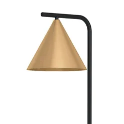Eglo Narices Floor Lamp - Black & Brushed Brass -None || EGLO || Energizer Sales 14302958 1355038223595285