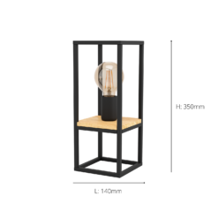 Eglo Libertad Table Lamp - Black -None || EGLO || Energizer Sales 14302960 1375038223995626