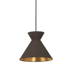 Eglo Nastasia 3 Lamp Pendant Diner Bar Light - Cappuccino & Brass -None || EGLO || Energizer Sales 14302968 4365038223846400