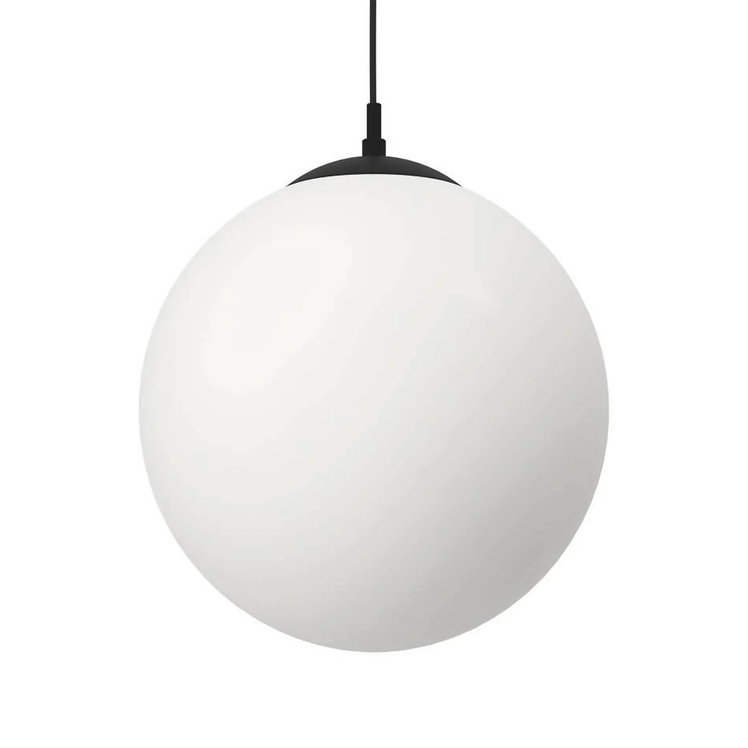 Eglo Rondo Pendant Ceiling Light - Black & Opal 3 Eglo Rondo Pendant Ceiling Light - Black & Opal - Image 3