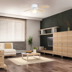 Eglo Cagliari Ceiling Fan With Light - Matt White -None || EGLO || Energizer Sales 14742120 1685052700532232