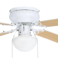Eglo Cagliari Ceiling Fan With Light - Matt White -None || EGLO || Energizer Sales 14742120 1825052700451901